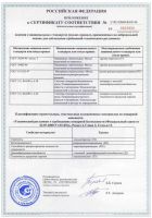 Actual - Сертификат соответсвия ТРоПБ (оборот)